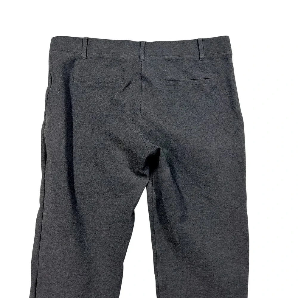 Betabrand Pants Women's Large‎ Gray Ponte Dress Pants Stretch Knit Comfy Work 1
